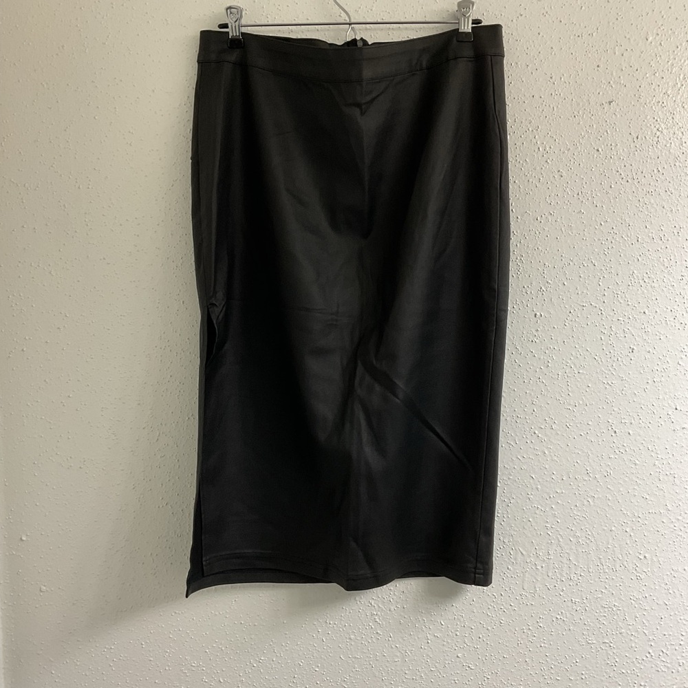 SHEIN Classic Black Pencil slide slit Skirt